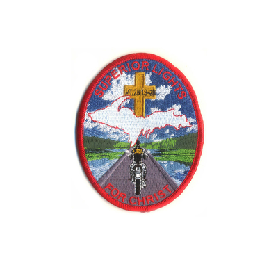 Merrowed Iron On Embroidered Patches Ρούχα Badges Αναμνηστικό Προσκόπων