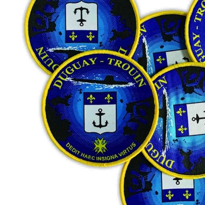 Περιβραχιόνιο υφαμένη Velcro ετικέτα Ερεθισμένος μπαλωμάτων για το ναυτικό στρατιωτικό